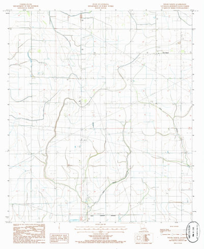 United States Geological Survey Welsh North, LA (1985, 24000-Scale) digital map