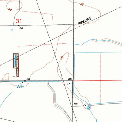United States Geological Survey Welsh North, LA (1994, 24000-Scale) digital map