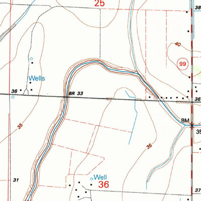 United States Geological Survey Welsh North, LA (1994, 24000-Scale) digital map