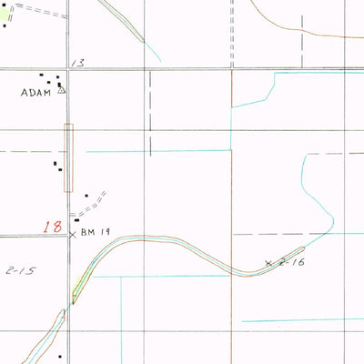 United States Geological Survey Welsh South, LA (1985, 24000-Scale) digital map