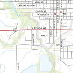 United States Geological Survey Welsh South, LA (2020, 24000-Scale) digital map