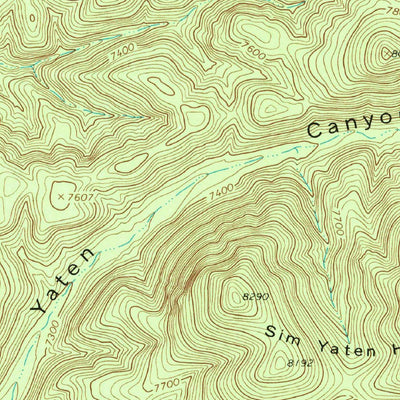 United States Geological Survey Welty Hill, NM (1964, 24000-Scale) digital map