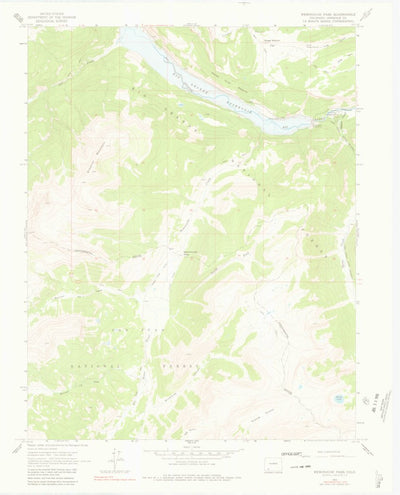 United States Geological Survey Weminuche Pass, CO (1964, 24000-Scale) digital map