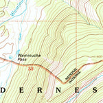 United States Geological Survey Weminuche Pass, CO (2001, 24000-Scale) digital map