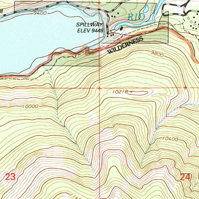 United States Geological Survey Weminuche Pass, CO (2001, 24000-Scale) digital map