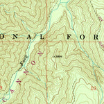 United States Geological Survey Wenaha Forks, OR-WA (1967, 24000-Scale) digital map