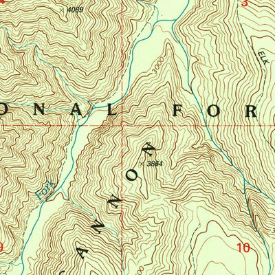 United States Geological Survey Wenaha Forks, OR-WA (1995, 24000-Scale) digital map