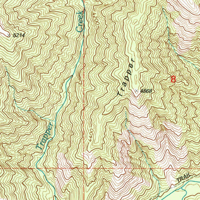 United States Geological Survey Wenaha Forks, OR-WA (1995, 24000-Scale) digital map