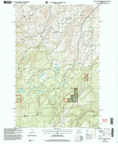 United States Geological Survey Wenatchee Heights, WA (2003, 24000-Scale) digital map