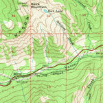 United States Geological Survey Wenatchee Lake, WA (1965, 62500-Scale) digital map