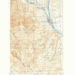 United States Geological Survey Wenatchee, WA (1913, 62500-Scale) digital map