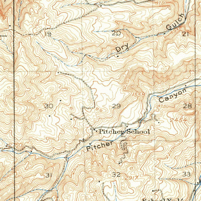 United States Geological Survey Wenatchee, WA (1913, 62500-Scale) digital map