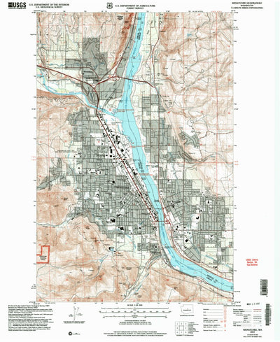 United States Geological Survey Wenatchee, WA (2003, 24000-Scale) digital map