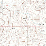 United States Geological Survey Wenban Spring, NV (1986, 24000-Scale) digital map