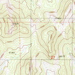 United States Geological Survey Wenban Spring, NV (1986, 24000-Scale) digital map