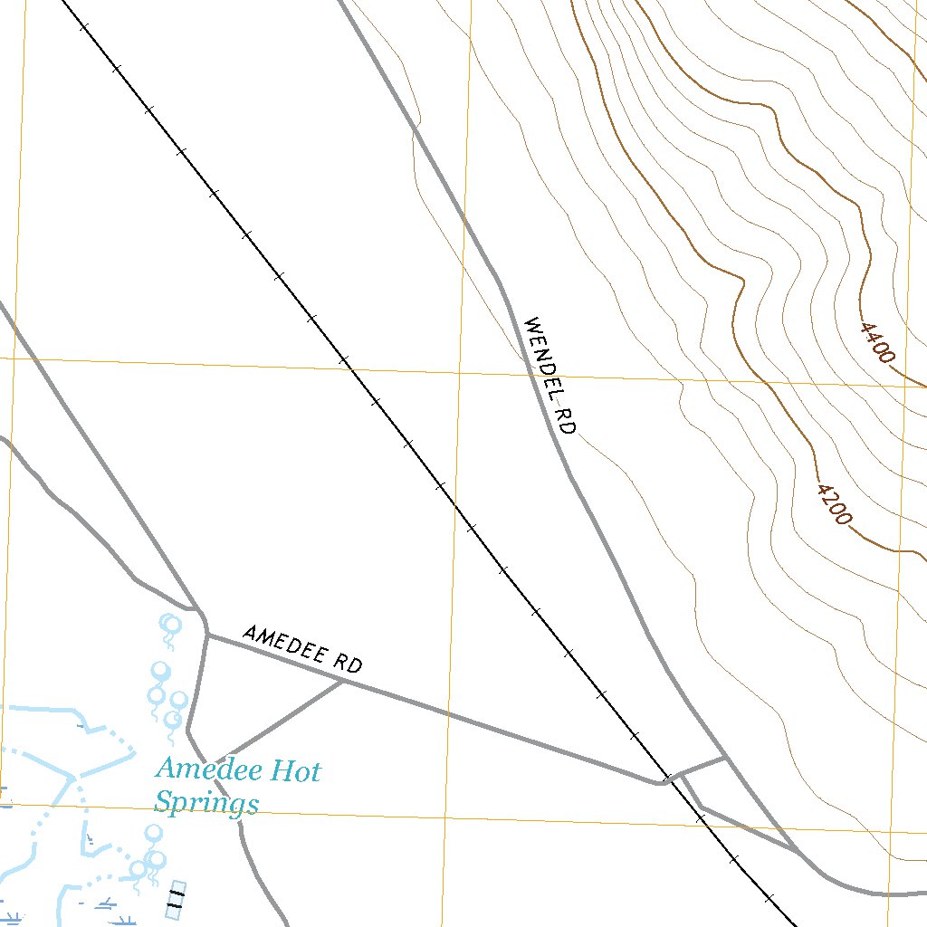 Wendel, CA (2021, 24000-Scale) Map by United States Geological Survey ...