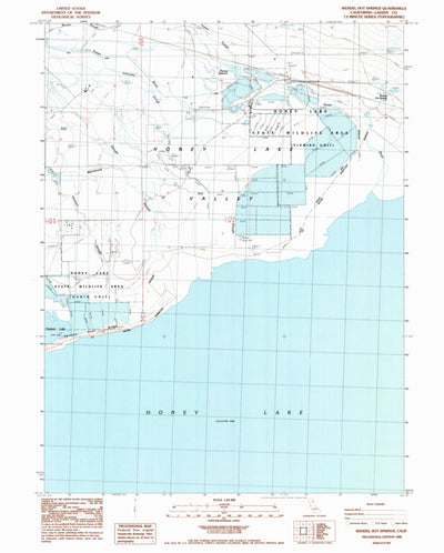United States Geological Survey Wendel Hot Springs, CA (1988, 24000-Scale) digital map