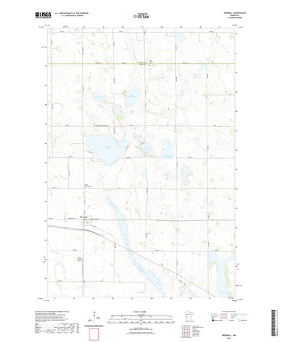 United States Geological Survey Wendell, MN (2022, 24000-Scale) digital map