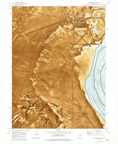 United States Geological Survey Wendover, UT-NV (1972, 24000-Scale) digital map