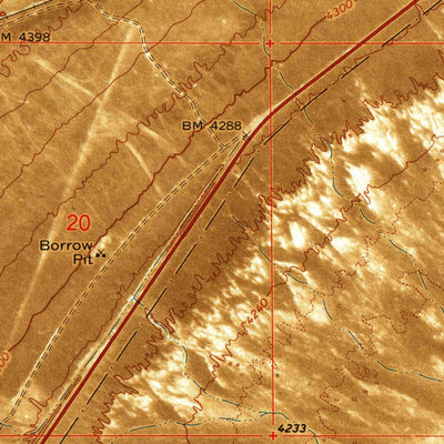United States Geological Survey Wendover, UT-NV (1972, 24000-Scale) digital map