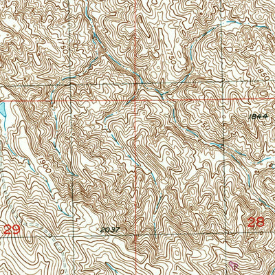United States Geological Survey Wendte, SD (1953, 24000-Scale) digital map