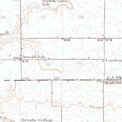 United States Geological Survey Wenona, IL (1934, 62500-Scale) digital map