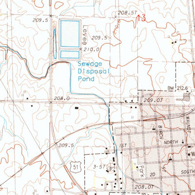United States Geological Survey Wenona, IL (1982, 24000-Scale) digital map