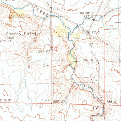 United States Geological Survey Wenona, IL (1982, 24000-Scale) digital map