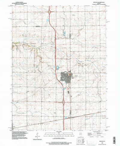 United States Geological Survey Wenona, IL (1996, 24000-Scale) digital map