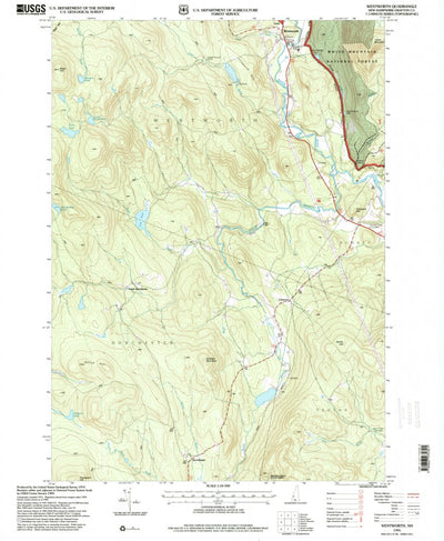 United States Geological Survey Wentworth, NH (1995, 24000-Scale) digital map