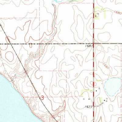 United States Geological Survey Wentworth, SD (1968, 24000-Scale) digital map