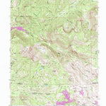 United States Geological Survey Wentworth Springs, CA (1953, 24000-Scale) digital map