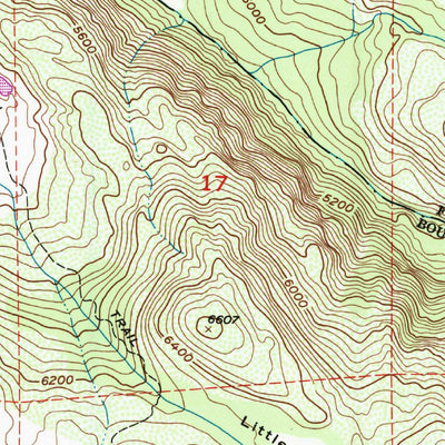 United States Geological Survey Wentworth Springs, CA (1953, 24000-Scale) digital map