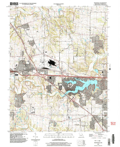 United States Geological Survey Wentzville, MO (2000, 24000-Scale) digital map