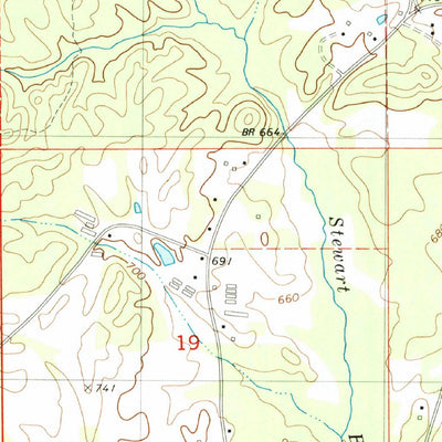 United States Geological Survey Weogufka, AL (1979, 24000-Scale) digital map