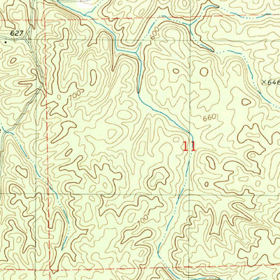 United States Geological Survey Weogufka, AL (1979, 24000-Scale) digital map