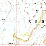 United States Geological Survey Wepo Village, AZ (1990, 24000-Scale) digital map