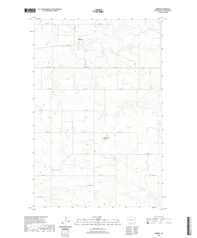 United States Geological Survey Werner, ND (2020, 24000-Scale) digital map