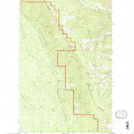 United States Geological Survey Werner Peak, MT (1994, 24000-Scale) digital map