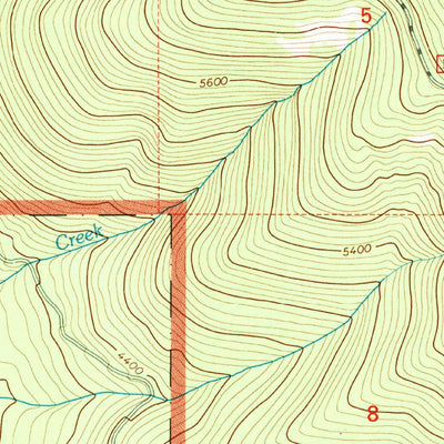 United States Geological Survey Werner Peak, MT (1994, 24000-Scale) digital map