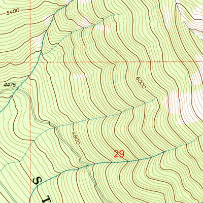 United States Geological Survey Werner Peak, MT (1994, 24000-Scale) digital map