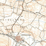 United States Geological Survey Wernersville, PA (1943, 62500-Scale) digital map