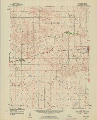 United States Geological Survey Weskan, KS (1959, 62500-Scale) digital map