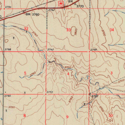 United States Geological Survey Weskan, KS (1959, 62500-Scale) digital map