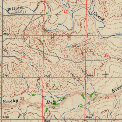 United States Geological Survey Weskan, KS (1959, 62500-Scale) digital map