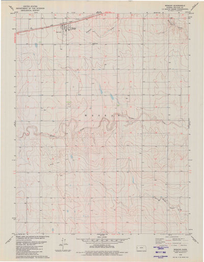 United States Geological Survey Weskan, KS (1979, 24000-Scale) digital map