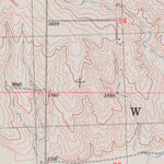 United States Geological Survey Weskan NW, KS (1979, 24000-Scale) digital map