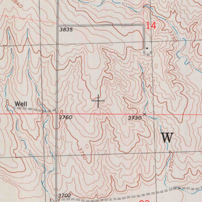 United States Geological Survey Weskan NW, KS (1979, 24000-Scale) digital map