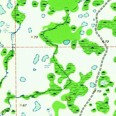 United States Geological Survey Wesley Chapel, FL (1944, 24000-Scale) digital map