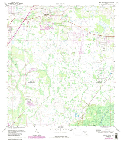 United States Geological Survey Wesley Chapel, FL (1973, 24000-Scale) digital map